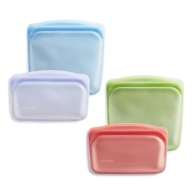 Dishwasher Safe Reusable Storage Bags Stand Up - 6Pack Leakproof Reusable  Freezer Gallon Bags - BPA Free PEVE Reusable Silicone Food Storage Bags -  Yahoo Shopping