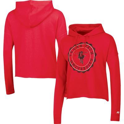 Women's Colosseum Black Texas Tech Red Raiders 2-Hit Full-Zip Hoodie