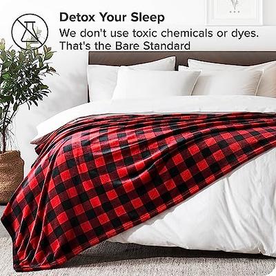 Bare Home Fleece Blanket - Twin/Twin Extra Long Blanket - Lightweight  Blanket for Bed, Sofa, Couch, Camping