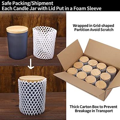 Aminigram 12 Pack, 10 oz Navy Blue Candle Jars with Bamboo Lids and Sticky  Labels, Empty Glass Candle Jars for Making Candles, Morden Kitchen Bathroom  Small Object Container - Dishwash Safe - Yahoo Shopping