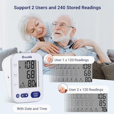 OMRON Platinum Blood Pressure Monitor, Upper Arm Cuff, Digital Bluetooth  Blood Pressure Machine, Stores Up To 200 Readings for Two Users (100 each)