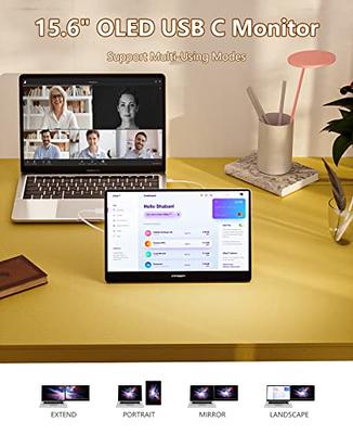 INNOCN Portable Monitor 13.3 OLED Full HD 1080P 100% DCI-P3 1MS 100000:1  USB C Plug Play Computer Monitor Mini HDMI Travel Monitor Photo Video