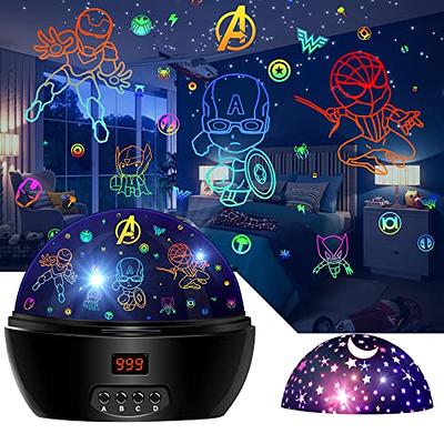 Rotating Star Projector Nightlight 360 Rotating with Battery Power and USB  Cable