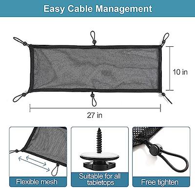 Under Desk Cable Management Net, Under Table Cord Management Mesh