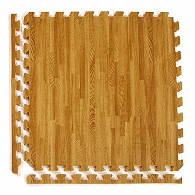 Norsk 24 Sq ft Interlocking Foam Floor Mat 6-Pack Brown