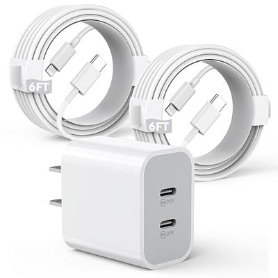iPhone 14 13 12 Fast Charger 20W PD USB C Wall Charger with 6FT Fast  Charging Cable Compatible iPhone 14/13/12/11/Pro/Pro Max/Mini/Xs Max/XR/X,  iPad