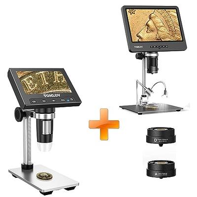 4.3 Coin Microscope LCD Digital USB Magnifier LED Lights PC View  Compatible