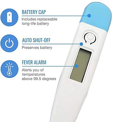 Fever Body Thermometer Infant Tongue Thermometer for Adults, Digital Oral  Thermometer Termometros para Fiebre Termometro Digital Adults with 8  Seconds Fast Reading - Yahoo Shopping