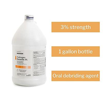 McKesson Hydrogen Peroxide 3%, Topical Solution USP, First Aid Antiseptic,  1 gal, 1 Count, 4 Packs, 4 Total - Yahoo Shopping