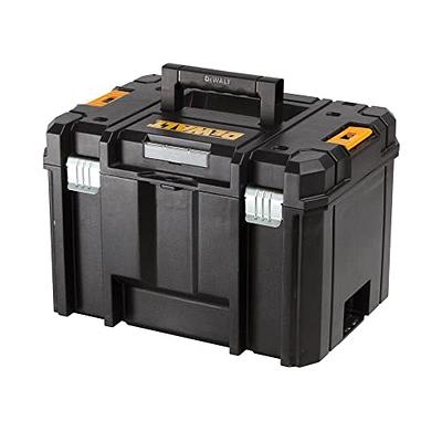 DEWALT TSTAK Tool Box, Extra Large Design, Removable Tray for Easy