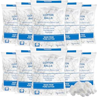 Medium Cotton Balls, Pack of 2000