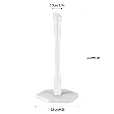 Welisya Marble Paper Towel Holder White Countertop,Standing