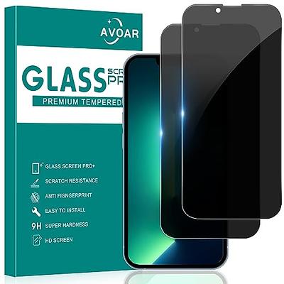 JETech Privacy Screen Protector for iPhone 13/13 Pro 6.1-Inch, Anti Spy Tempered Glass Film, 2-Pack