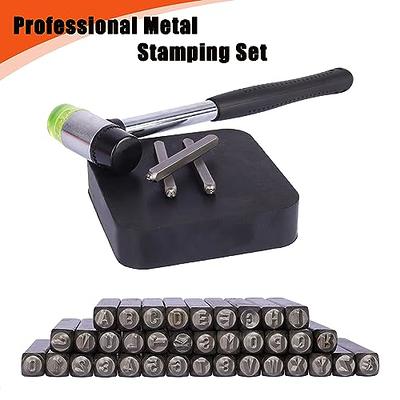 36-Piece Number and Letter Stamp Set 1/8 (3mm) (A-Z & 0-9 + &) Punch  Perfect for Imprinting Metal Stamping kit, Plastic, Wood, Leather - Yahoo  Shopping