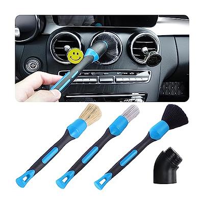 Car Detailing Brush Set, 3 Pcs Car Interior Detailing Brushes