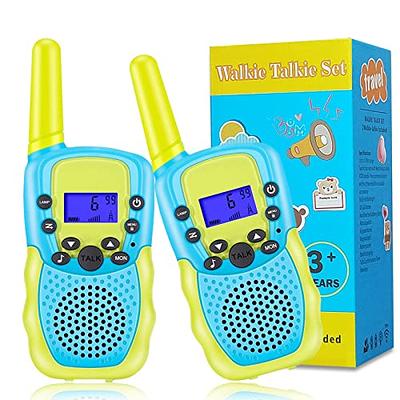 Qniglo Walkie Talkies for Kids Rechargeable 3 Pack, Spy Toys for 4 5 6 7 8  12 Year Old Girls Boys, Kids Walkie Talkies with FM for Outdoor Camping