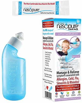 Frida Baby NoseFrida the Snotsucker Kit with Saline Nasal Spray and Sinus  Rinse Aspirator for Kids Decongestion and Cold Relief, Medicine  Alternative