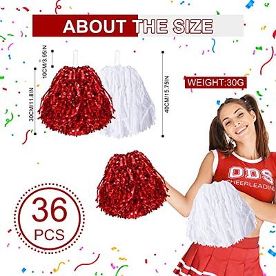 Cheerleader Pom Poms, Cheerleading Pom Pom Non-slip Handle For Stadium For  Holiday Celebration For Sports Meeting 