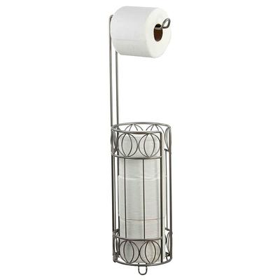 Allied Brass European Style Toilet Tissue Stand - Matte Black TS-25E