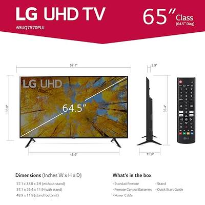 LG 50-Inch Class NANO75 Series Alexa Built-in 4K Smart TV (3840 x 2160),  60Hz Refresh Rate, AI-Powered 4K, WiSA Ready, Cloud Gaming (50NANO75UQA,  2022) : Electronics 