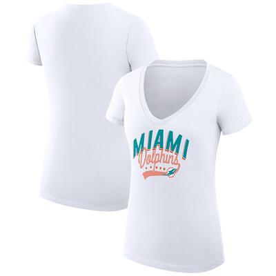 Seattle Mariners G-III 4Her by Carl Banks Women's Filigree Team V-Neck  T-Shirt - White