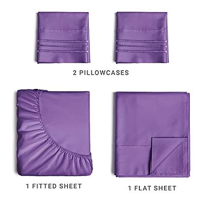 Full Size 4 Piece Sheet Set - Comfy Breathable & Cooling Sheets - Hotel  Luxury Bed Sheets for Women & Men - Deep Pockets, Easy-Fit, Extra Soft 