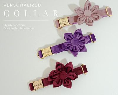 Cute & Safe Dog Bowtie Collars and Leads. Strong and Adorable