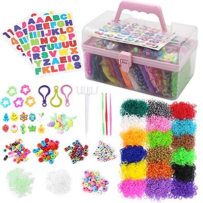 360pcs S Clips Loom Band Clips Plastic Connectors Refills Bracelet Loom Clips for Loom Bracelets, Colour