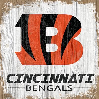 Cincinnati Bengals Retro Logo 8x8 Perfect Cut Color Decal