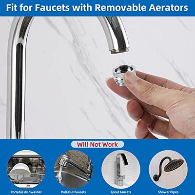  Dishwasher Faucet Adapter with Aerator, Portable
