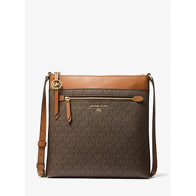 michael kors multi pochette with airpods case and coin case jet set brown  crossbody bag