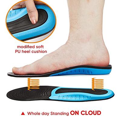 Amazon.com: (New) Work Pro Comfort Insoles - Shock Absorption - Low Arch -  Cushioning Anti Fatigue Shoe Insert Men Women - Non-Slip - Soft Comfortable  Work Boot Insoles - Foot Pain Relief (