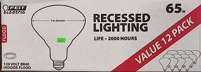 65 Watt Equivalent Dimmable Indoor LED Flood Light Bulb, 2 Pack