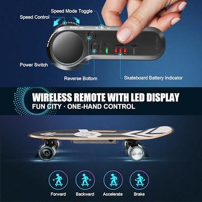 Caroma Electric Skateboard, 350W Skateboard with Wireless Remote