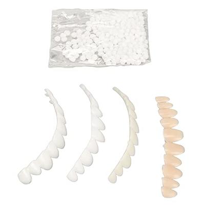 Teeth Repair Kit, Temporary Teeth replacement kit, Moldable False Teeth,  Thermal Fitting Beads for Snap On Instant and Confident Smile, with Mouth  Mirror, Mouth Tweezer, Dental Probe