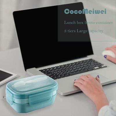 Freshmage Stainless Steel Bento Box Leakproof Stackable Large