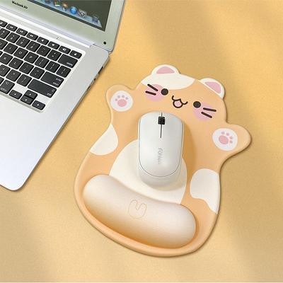  Hello Kitty Mouse Pad, Mouse Pad with Gel Wrist Support 10.5 X  8.5 : Office Products