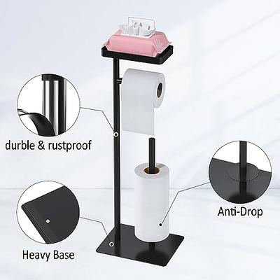 FUNPALA Toilet Paper Holder Stand-Free Standing Toilet Paper