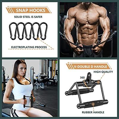 SQUATZ Apollo Board Gym, Triceps Pull Down - Cable Attachment Set