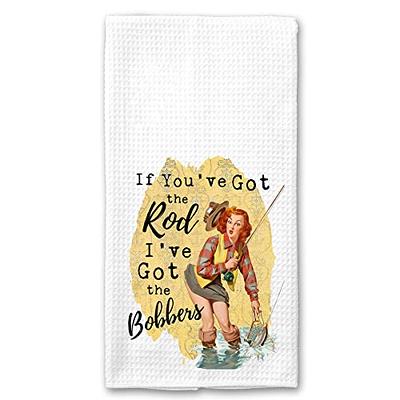 Retro Housewife Kitchen Towel Set Funny Tea Towels Pinup 