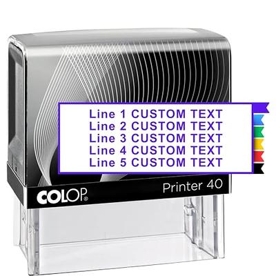 Promot Self Inking Personalized Stamp - Up to 4 Lines of Personalized Text, Custom Address Stamp, Office Stamps, Customized Stamp, Custom Stamps