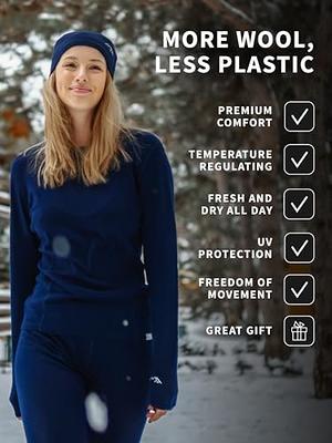 Merino.tech Merino Wool Base Layer Women Set - Midweight Merino