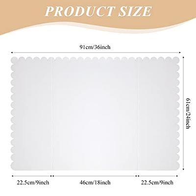 12 Pieces 48 x 36 Inches Trifold Poster Board for Science Fair