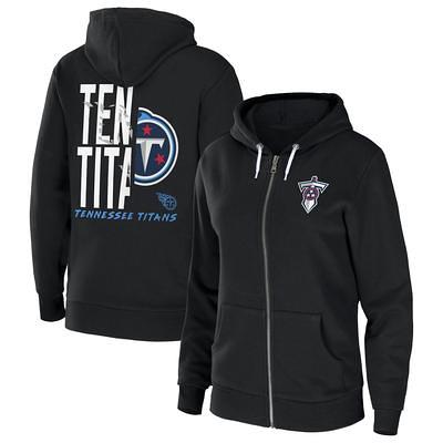 Lids Tennessee Titans WEAR by Erin Andrews Women's Team Full-Zip Hoodie -  Heathered Gray