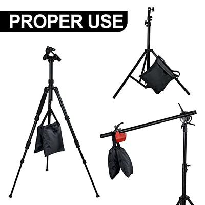 4 Packs Sandbags Weight Bags for Light Stand Photography Video Equipments,  Heavy Duty Saddlebags for Backdrop Stand, Photo Tripod, Canopy, Pop up