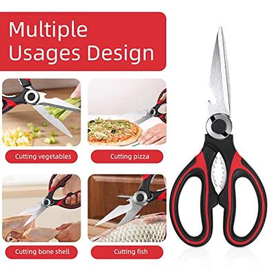 Kitchen Scissor For General Use 2-Packs,Heavy Duty Kitchen Raptor Meat  Shears,Dishwasher Safe Cooking Scissors, Stainless Steel Multi-function  Scissors For Food,Chicken,Poultry, Fish, Pizza,Herbs - Yahoo Shopping