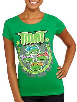 Teenage Mutant Ninja Turtles x Naruto Group Shot Youth T-Shirt