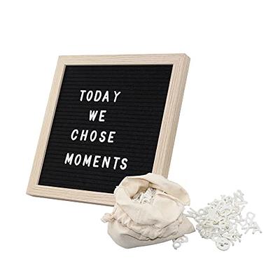 WZLL.SLSP Felt Letter Message Board 340 Letters,Letter Board Sign With  Stand, 10X10 Inch for Baby & Pregnancy Announcement Sign,for Party Home  Decor - Yahoo Shopping