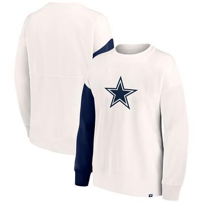 Dallas Cowboys Fanatics Branded Women's Jumper V-Neck Pullover Hoodie - Navy