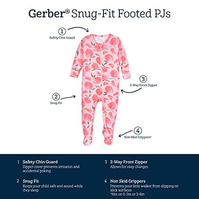 Gerber Unisex Baby Toddler Buttery Soft 2-Piece Snug Fit Pajamas with  Viscose Made from Eucalyptus, Sizes 12M-4T 